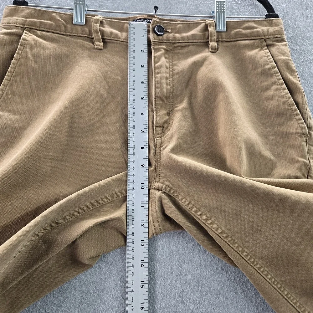 Banana Republic Men Pants 33X32 Tan Chino Aiden Pant‎ 30